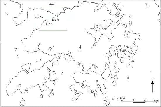 Map of Hong Kong