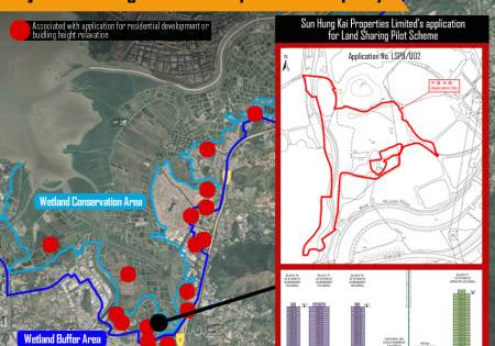 Submit your objection to the high-rise residential development within Wetland Buffer Area to the Development Bureau