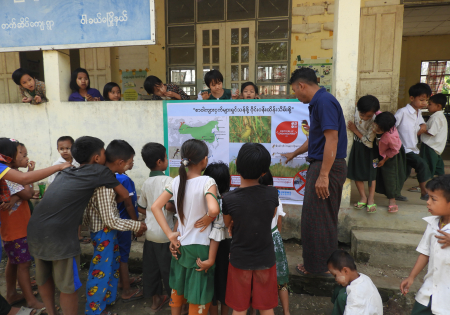 緬甸黃胸鵐保育項目2023/24 Yellow-breasted Bunting Conservation Programme in Myanmar 2023/24