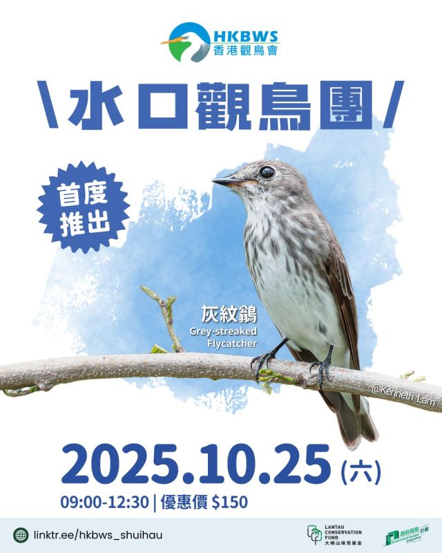 水口觀鳥團 第一彈！| 25/10