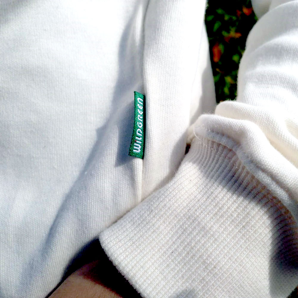黑臉琵鷺有機棉無領衛衣 Black-faced Spoonbill Organic Sweatshirt