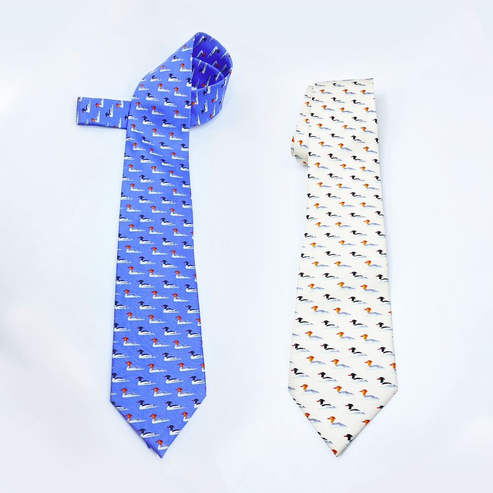 中華秋沙鴨領帶 Scaly-sided Merganser Necktie (公價 Fixed price)